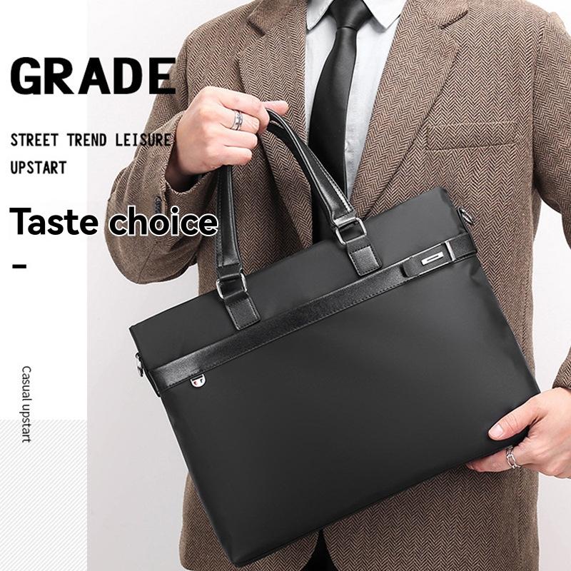 Briefcases | Buckle Leather Bag With Belt  –  Mens Bags Black