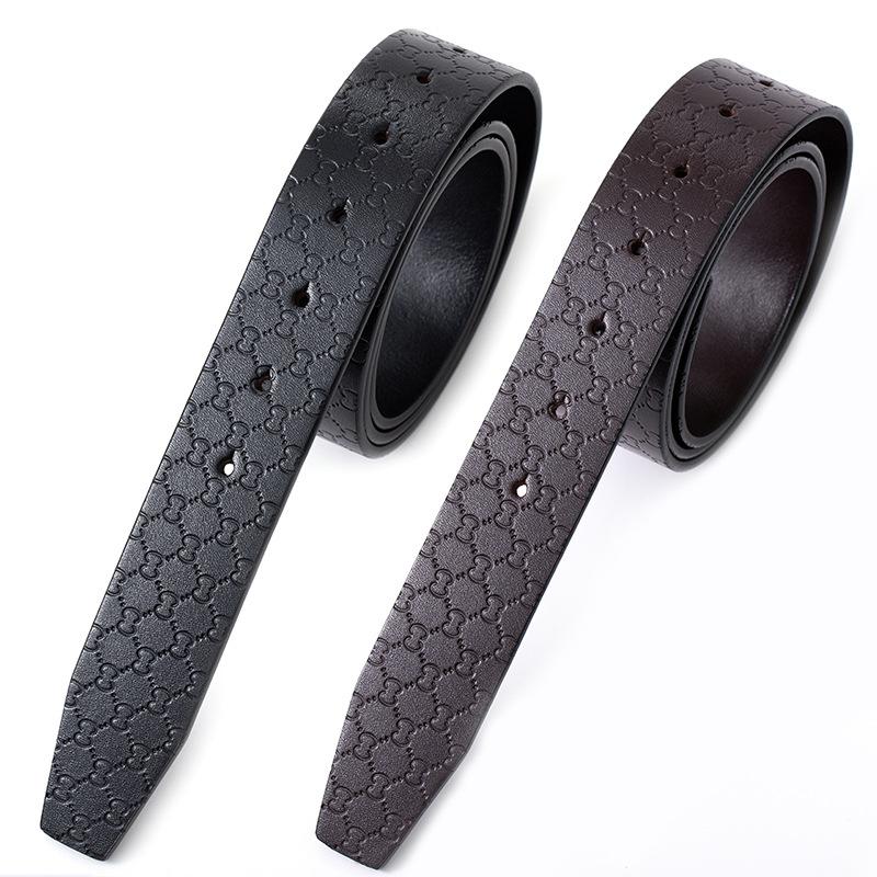 Custom Belts | Brushed Leather Belt Strap  –  Mens Accessories Black