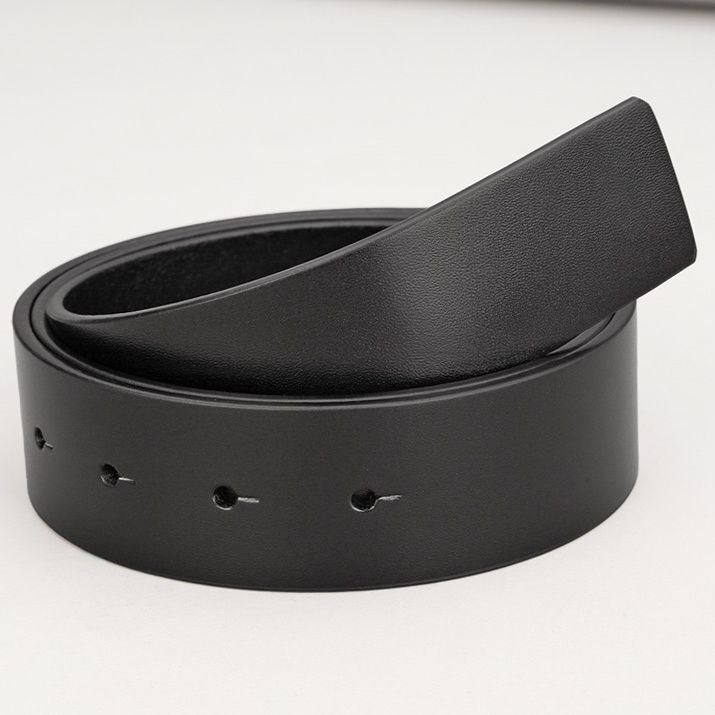 Custom Belts | Reversible Saffiano Leather Belt Strap  –  Mens Accessories Anthracite Gray/Black