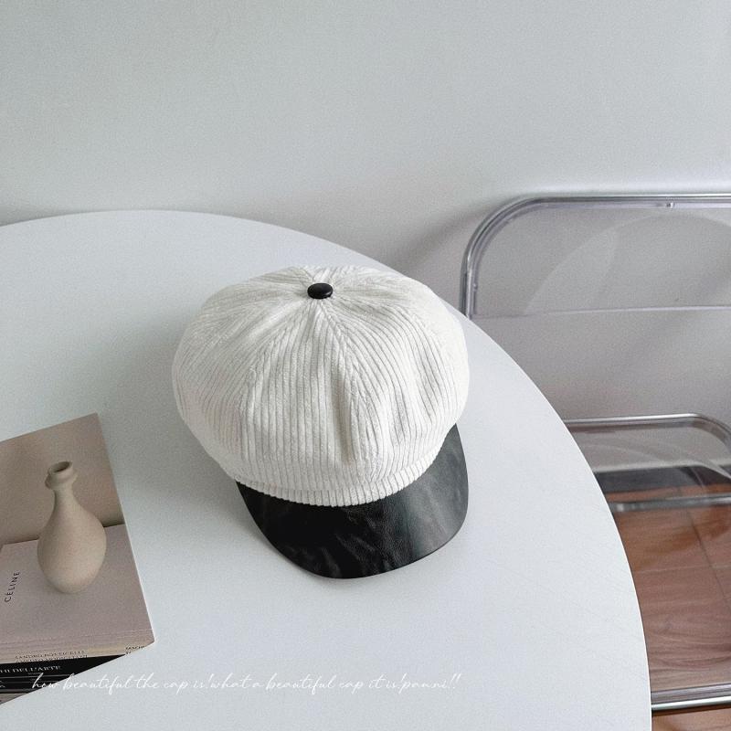 Hats And Gloves | Knit And Patent Leather Cap  –  Mens Accessories Hats And Gloves