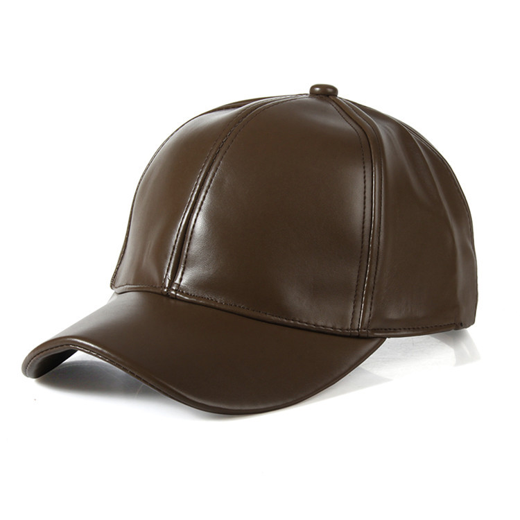 Hats And Gloves | Nappa Leather Baseball Cap  –  Mens Accessories Black