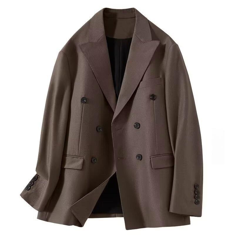 Jackets And Coats | Double-Breasted Wool Jacket  –  Mens Clothing Ebony