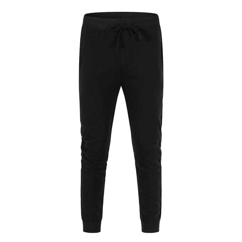 Jogging Suits And Sweatshirts | Cotton Fleece Joggers With Re-Nylon Details  –  Mens Clothing Black/Black