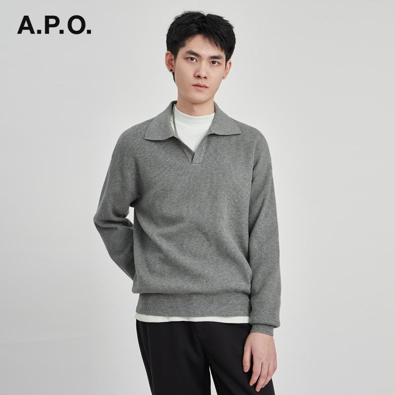 Knitwear | Oversized Cashmere Polo Sweater  –  Mens Clothing Knitwear