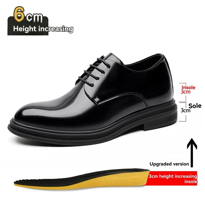 Lace-Ups | Brushed Leather Lace-Up Shoes  –  Mens Lace-Ups Black