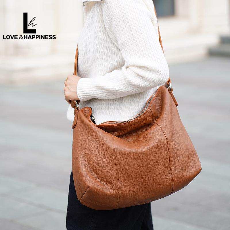 Messenger Bags | Leather Shoulder Bag  –  Mens Bags Caramel