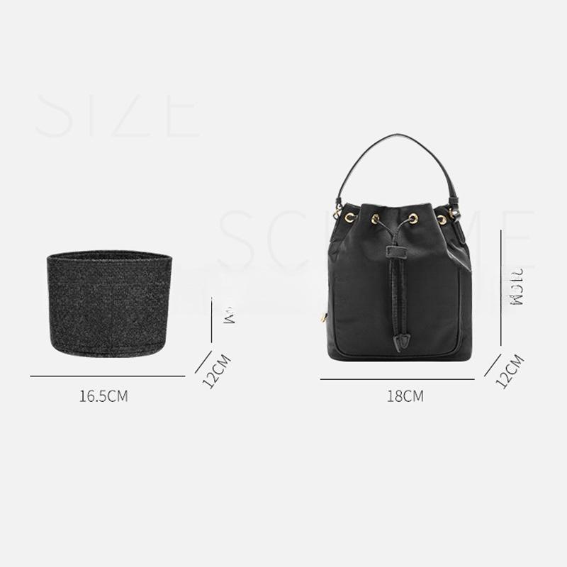 Mini Bags | Duet Re-Nylon Bucket Bag  –  Womens Bags Black