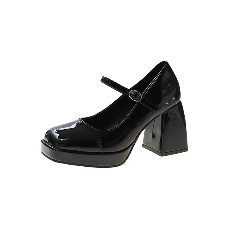 Pumps And Ballerinas | Brushed Leather Pumps  –  Womens Pumps And Ballerinas Black