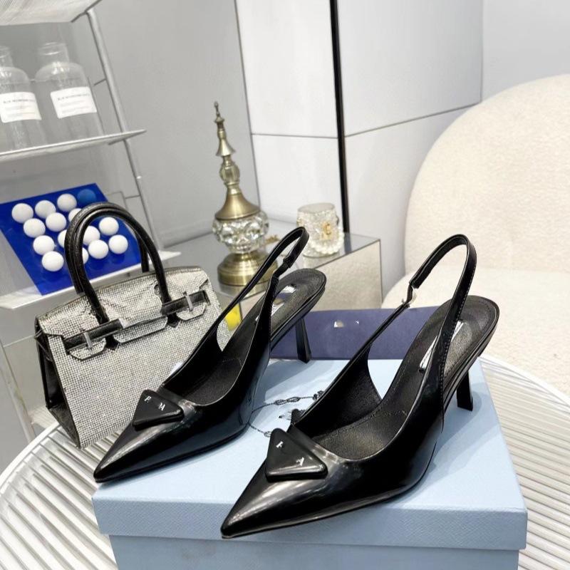 Pumps And Ballerinas | Metallic Leather Slingback Pumps  –  Womens Pumps And Ballerinas Platinum