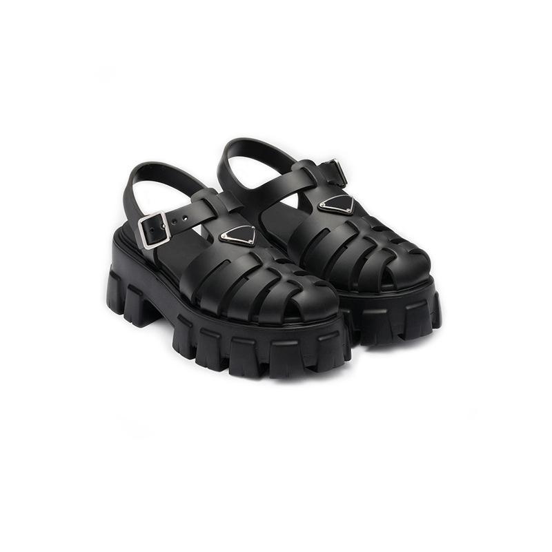 Sandals | Crisscross Rubber Sandals  –  Mens Mens Black