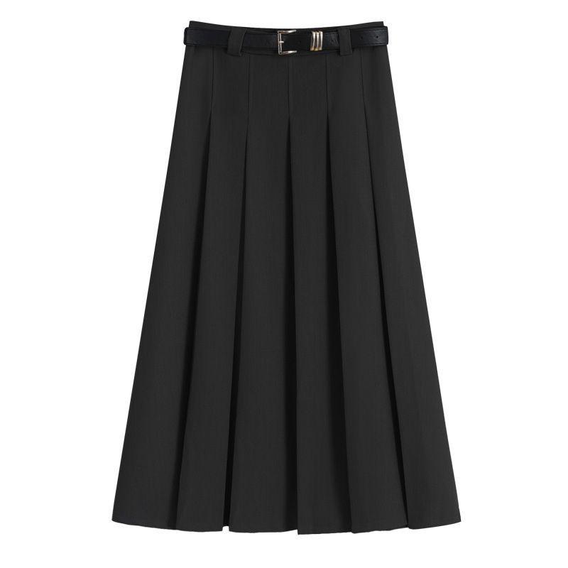 Skirts | Chino Circle Midi-Skirt  –  Womens Clothing Black