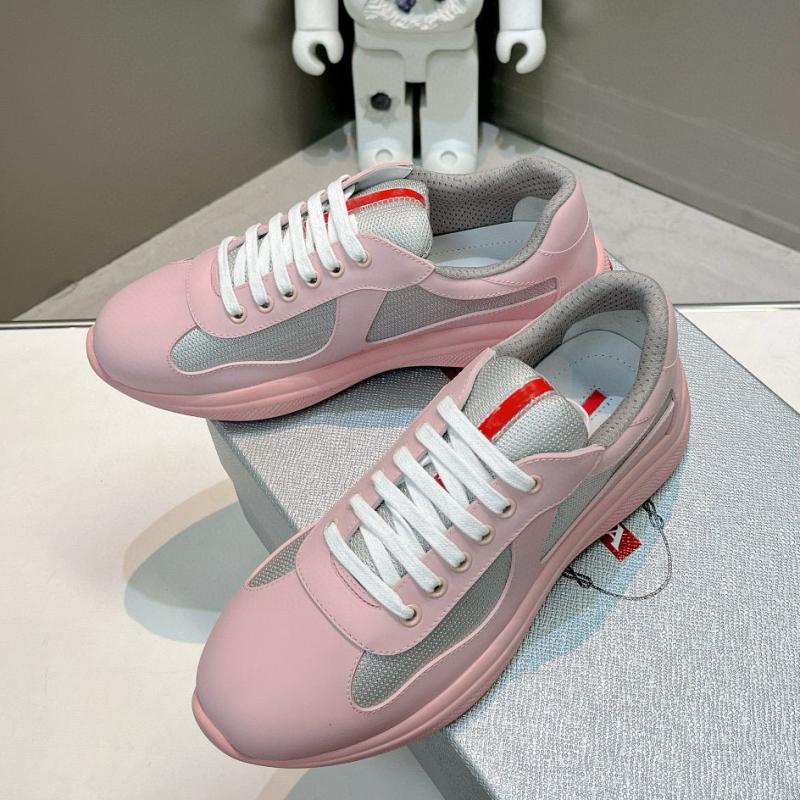 Sneakers | America’s Cup Soft Rubber And Bike Fabric Sneakers  –  Womens Shoes Alabaster Pink