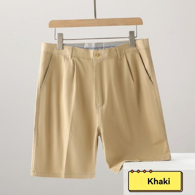 Trousers And Bermudas | Poplin Bermudas  –  Mens Clothing Desert Beige