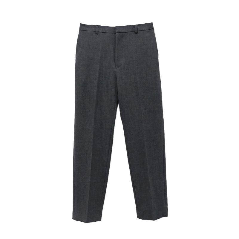 Trousers And Bermudas | Wool Pants  –  Mens Clothing Anthracite Gray