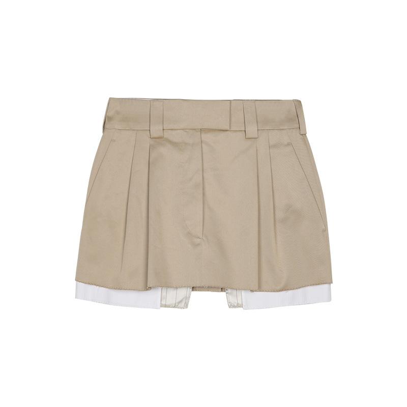 Trousers And Shorts | Cotton Twill Bermudas  –  Womens Clothing Beige