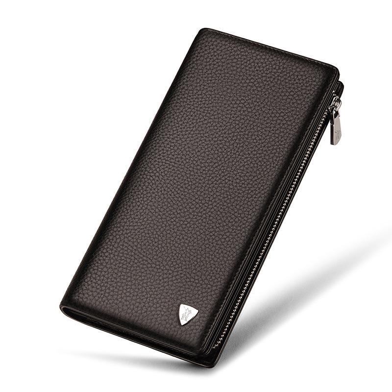 Wallets And Card Holders | Saffiano Leather Wallet  –  Mens Accessories Black