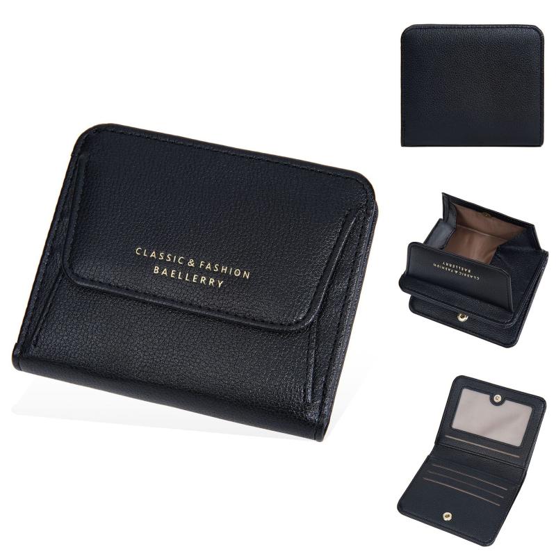 Wallets And Card Holders | Small Leather Wallet  –  Womens Accessories Black