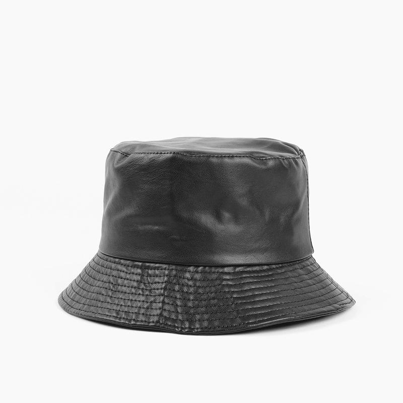 Hats And Gloves | Nappa Leather Bucket Hat  –  Mens Accessories Black