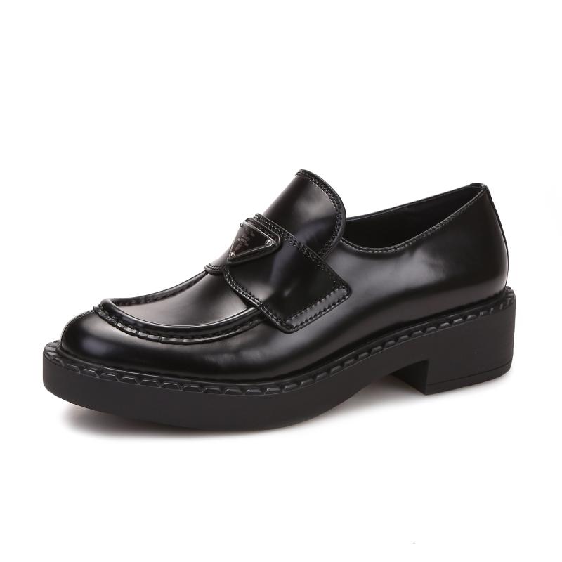 Loafers | Brushed Leather Loafers  –  Mens Loafers Black